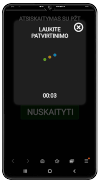 Laukiame Kliento veiksmo